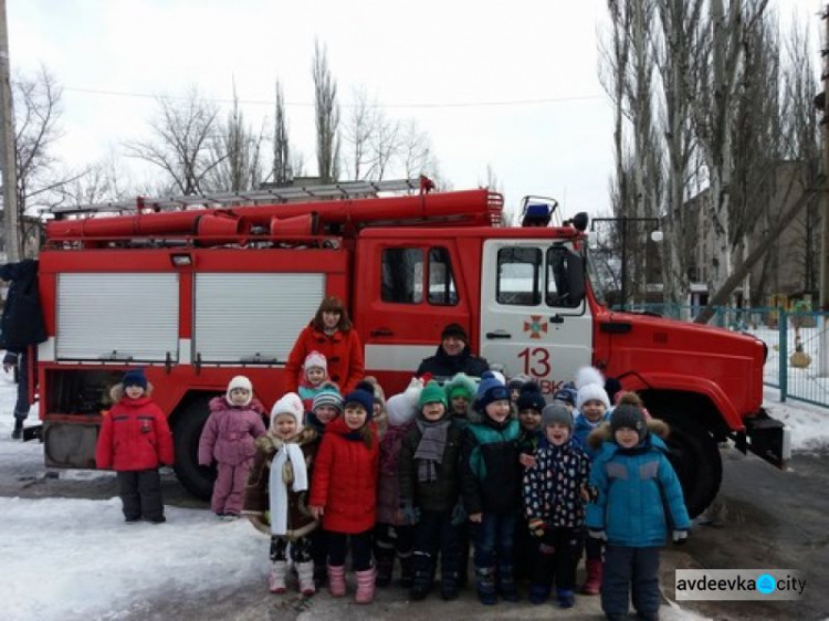 В авдеевском детсаду «Малыш» провели неделю безопасности (ФОТО)