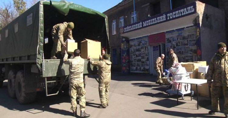 Четыре военных госпиталя  на Донбассе получили помощь на сумму более 500 000 гривен (ФОТО)