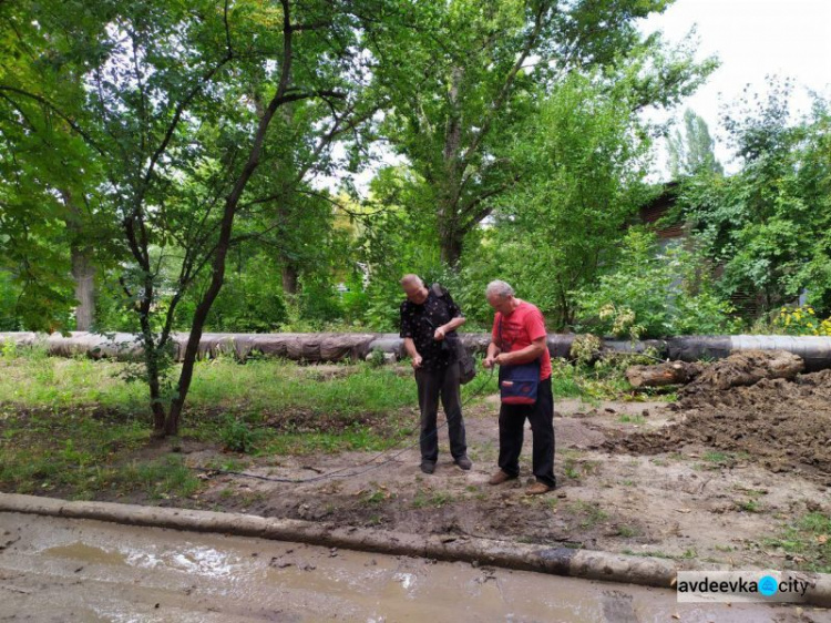 Сквер по улице Гагарина в Авдеевке стал светлее (ФОТО)