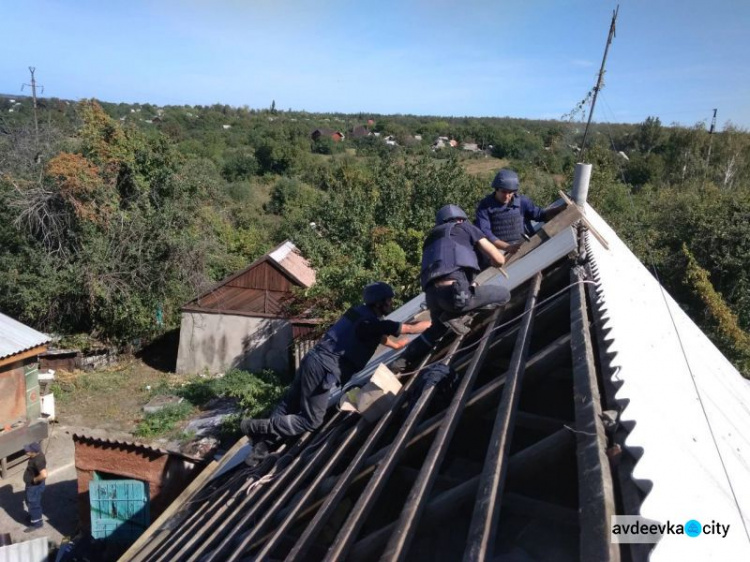 616 домов, поврежденных обстрелами, возродили в Авдеевке (ФОТО)