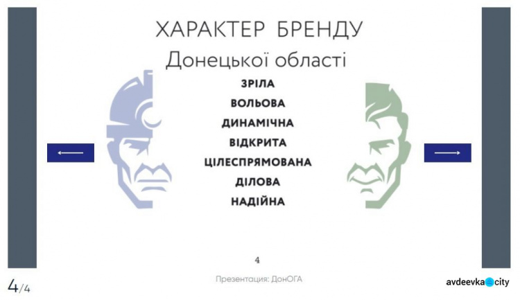 На Донетчине сформировали составляющие бренда области