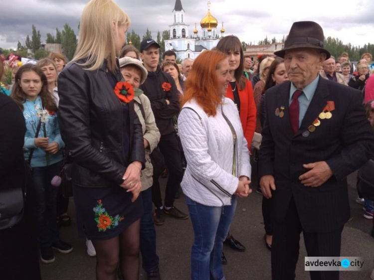 В Авдеевке прошли памятные мероприятия ко  Дню Победы (ФОТОРЕПОРТАЖ)