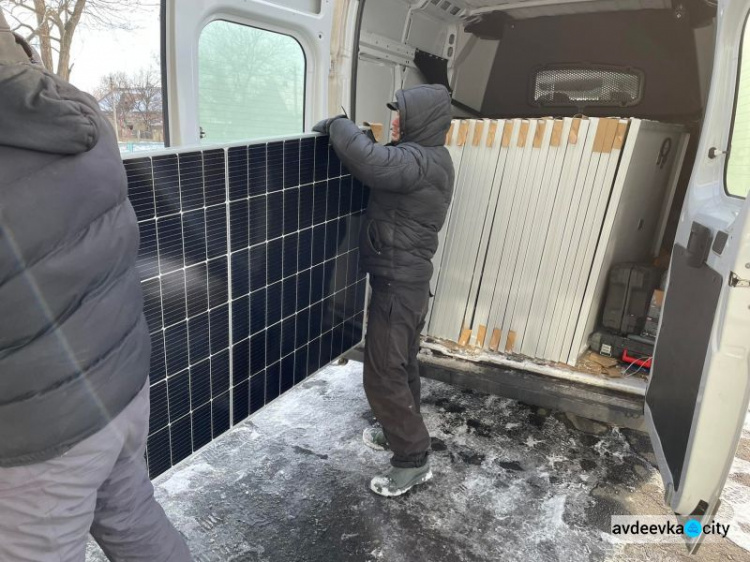 В Авдіївці почали реалізацію іноваційного проєкта по енергонезалежності громади